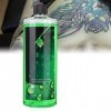 Nettoyant pour tatouage 500 ml, Solution apaisante de nettoyage de tatouage savon vert Liquide de prélavage pour tatouage Fou