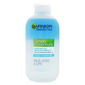 Garnier Skin Naturals Simply Essentials Démaquillant 2 en 1 apaisant pour le visage et les yeux 200 ml