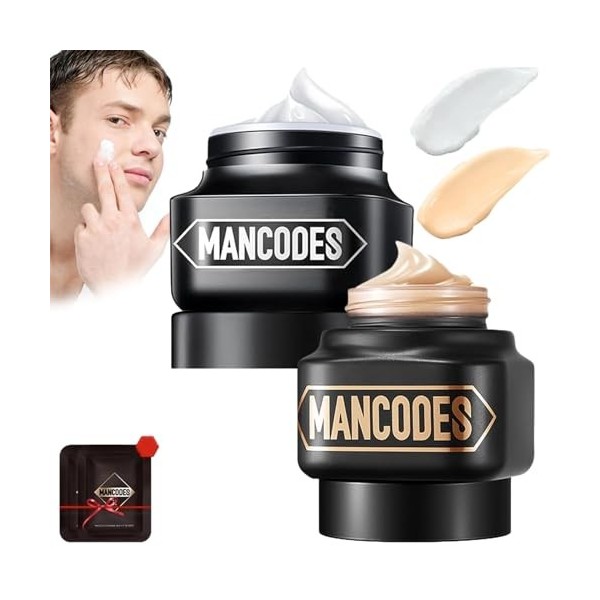 Crème Mancodes, Crème De Maquillage Mancodes, Crème Pour Le Visage Mancodes, Crème Anti-cernes Hydratante Mancodes Pour Homme