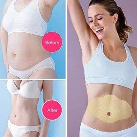Patch amincissant le ventre, 5 pièces serrer labdomen anti-obésité Brûler la graisse Slim Contouring Shaping Body Patchs pou