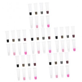 POPETPOP 48 Pièces Tube De Compression Lèvre Contenant Cosmétique De Maquillage Mini Conteneurs Fond De Teint Blanc Cil Lotio