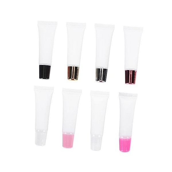 POPETPOP 48 Pièces Tube De Compression Lèvre Contenant Cosmétique De Maquillage Mini Conteneurs Fond De Teint Blanc Cil Lotio