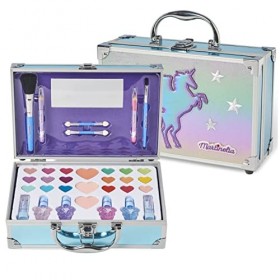 Martinelia Palette de Maquillage Enfant Galaxy Dreams - Mallette en Métal Kit de Maquillage pour Fille : Rouge à Lèvres, Fard