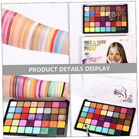 FRCOLOR 1 Jeu Peinture Corporelle Soluble Dans Leau Maquillage De Clown Maquillage De Peinture De Visage Peintures Corporell