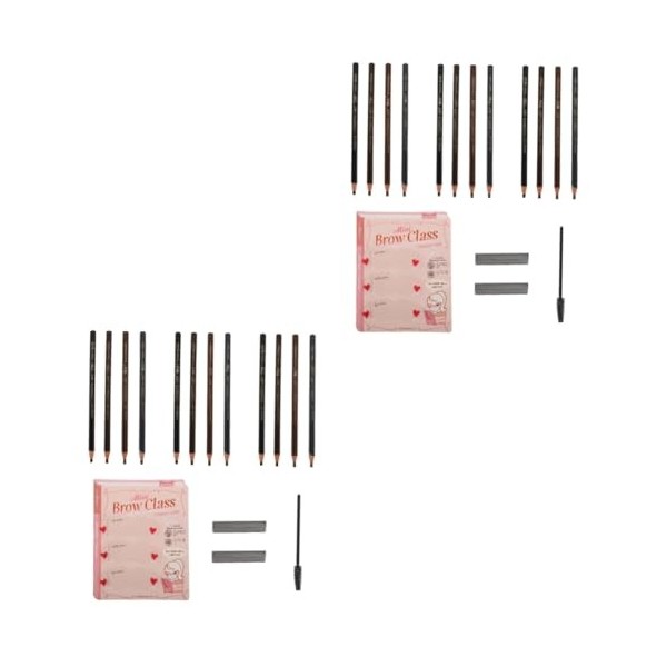 minkissy 2 Ensembles Crayon À Sourcils Crayons À Dessin Pour Sourcils Maquillage Des Sourcils Crayons À Sourcils Pour Femmes 