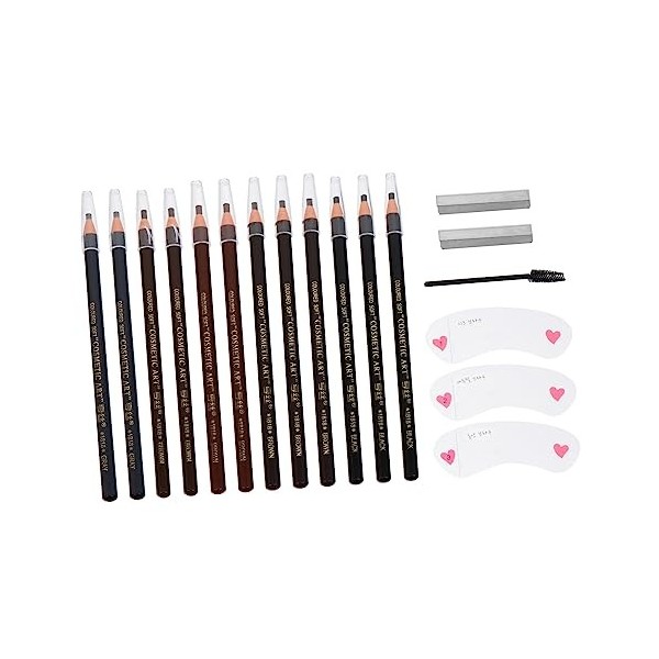 minkissy 2 Ensembles Crayon À Sourcils Crayons À Dessin Pour Sourcils Maquillage Des Sourcils Crayons À Sourcils Pour Femmes 