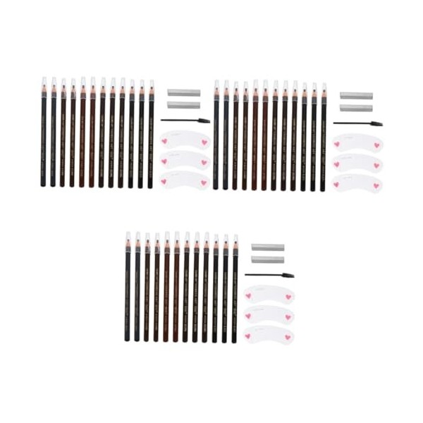 minkissy 2 Ensembles Crayon À Sourcils Crayons À Dessin Pour Sourcils Maquillage Des Sourcils Crayons À Sourcils Pour Femmes 