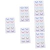 POPETPOP 40 Paires Faux Cils Colorés Cils De Poupée Cils De Cosplay Faux Cils De Fête Dhalloween Cils Flase Naturels Cils En