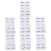 POPETPOP 40 Paires Faux Cils Colorés Cils De Poupée Cils De Cosplay Faux Cils De Fête Dhalloween Cils Flase Naturels Cils En