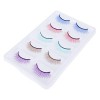 POPETPOP 40 Paires Faux Cils Colorés Cils De Poupée Cils De Cosplay Faux Cils De Fête Dhalloween Cils Flase Naturels Cils En