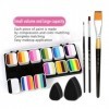 Panysilioer Kit de Peinture pour le , Accessoires de Remplacement, Palette à Gâteau Divisée en 1 Temps, 12 Pièces, Ensemble d