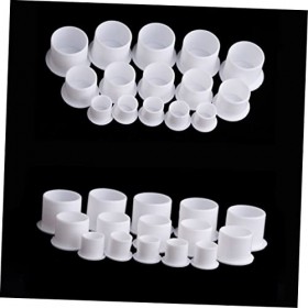 FRCOLOR 500 Pièces Chapeaux Dencre De Accessoires De Kit De Démarrage De Gobelets à Pigment Jetables Capsules Dencre Pigmenté