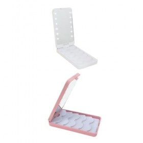 FRCOLOR 2 Pièces Boîte De Rangement De Cils Porte-Cils En Plastique De Faux Cils Étui À Faux Cils Conteneur De Faux Cils Port