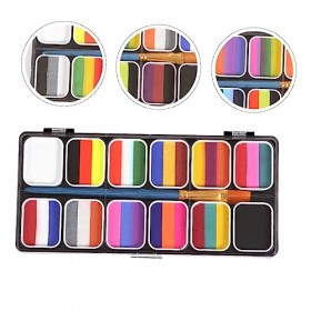 Didiseaon 1 Boîte Kit De Peinture Corporelle Peinture Dessin Corps Peinture De Maquillage De Clown Pigment Cosmétique Peintur