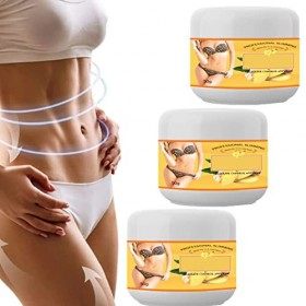 Burn Up Crème détox au gingembre - Crème amincissante anti-cellulite au gingembre - Crème brûlant les graisses pour le ventre
