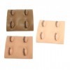 Tête de Mannequin de Cils avec Paupières Remplacées, Maquillage, Cils Compacts à Double Couche, Fournitures de Pratique dext