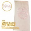 Beaupretty 200 Pcs Mariée Demoiselles DHonneur Faveurs Équipe Autocollants Autocollant Douche Enterrement De Vie De Jeune Fi