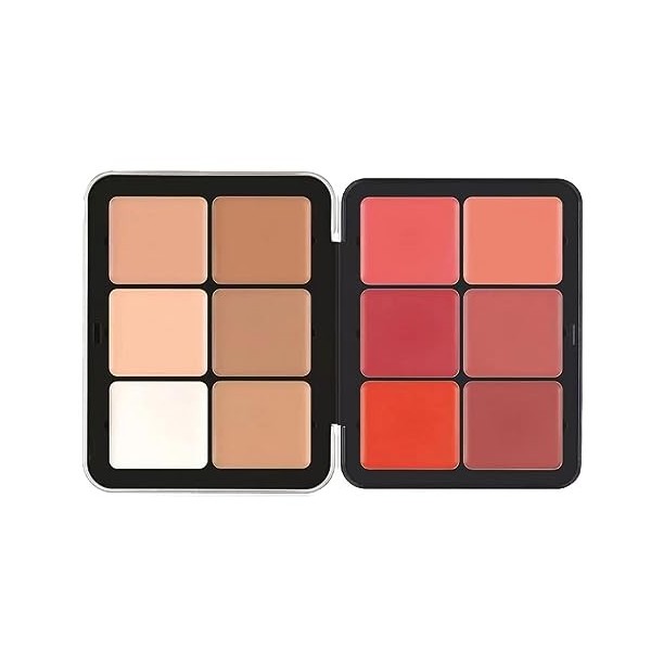 Carlas Secret Concealer Palette, Carlas Secret Cream Blush Palette, Carlas Secret Makeup Palette, 12 Colors Carlas Secret