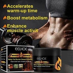 Abdominal Muscle Cream, Crème Brûlante de Graisse, Fat Burning Cream, Crème Musculaire Raffermissante, Creme Anti Cellulite f