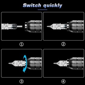 Unihubys Lot de 40 aiguilles de tatouage jetables de tailles mixtes 12 pour aiguilles de tatouage rondes assorties 3RL 5RL 7