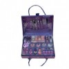 Lip SmackerWish Weekender Case, Sac Fourre-Tout Inspiré Disney Wish Comprenant Maquillage et Accessoires pour Visage, lèvres,