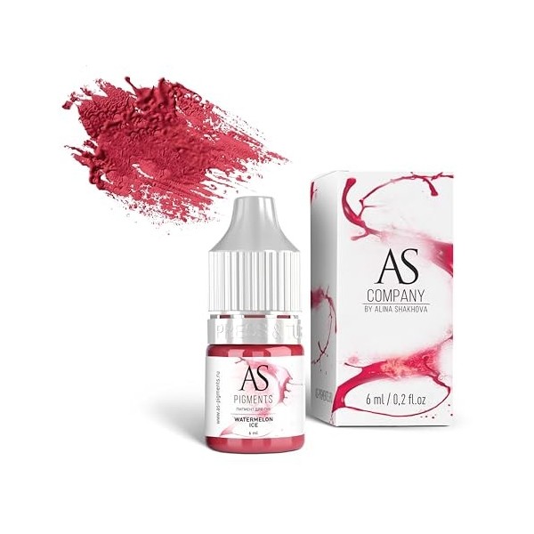 AS COMPANY Pigment maquillage permanent levres Watermelon 6 ml