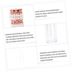 POPETPOP 20 Pièces Tube De Brillant À Lèvres Mini Rouges À Lèvres Liquide Rouge À Lèvres Contenants De Liquide Flacons De Bri