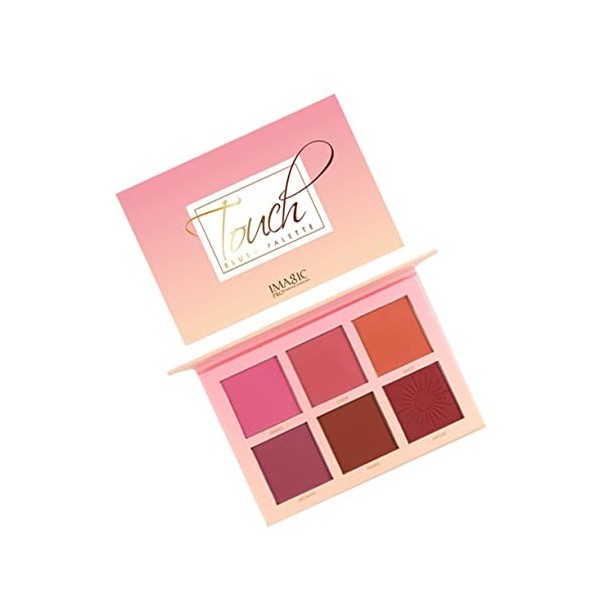 POPETPOP 2 Pièces 6 Visage Rougir Fond De Teint Base Des Joues Maquillage Fard à Joues Kit De Surbrillance Combinaison Étanch