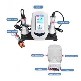 Machine ¨¤ Br?ler les Graisses ¨¤ 10 Vitesses, Machine ¨¤ Cavitation pour le Corps avec ¨¦cran pour le Visage, la Main, la Ja