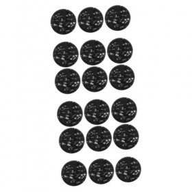 Beaupretty 18 Pièces Espaceur Colle À Cils Outil Dart Dongle Plateau Service Noir Plateau Rond Noir Support Palette Colle S