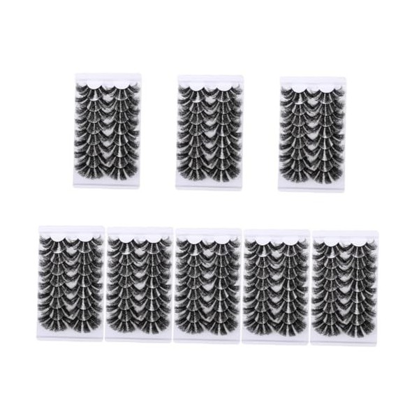 FRCOLOR 48 Paires De Faux Cils Flase Cils Fête Cils Artificiels Longue Extension Cils Maquillage Cils Faux Cils Faux Cils 3d