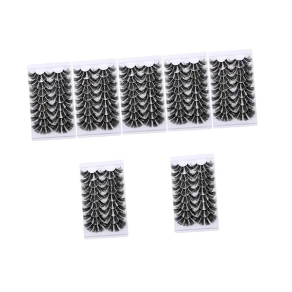 FRCOLOR 48 Paires De Faux Cils Flase Cils Fête Cils Artificiels Longue Extension Cils Maquillage Cils Faux Cils Faux Cils 3d 