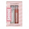 Sephora Glossed Shine Set of 2 Glossed Shine Lipgloss 01 Boss 35 Confident