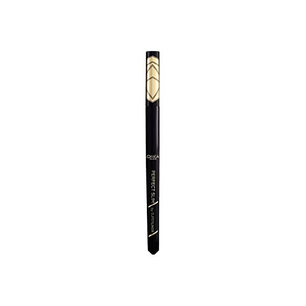 LOréal Paris Eyeliner Précision Waterproof Super Liner Perfect Slim Intense, Noir 01 , 1 Unité