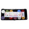 GRIMTOUT Palette Kermesse - 12 Couleurs & Trousse daccessoires de Maquillage, GT41613, Unie