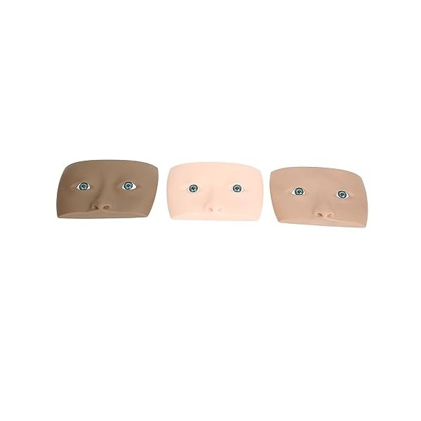 Visage De Pratique De Maquillage, Planche De Visage De Pratique De Maquillage 3D En Silicone, Visage De Mannequin De Maquilla