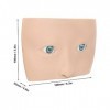 Visage De Pratique De Maquillage, Planche De Visage De Pratique De Maquillage 3D En Silicone, Visage De Mannequin De Maquilla