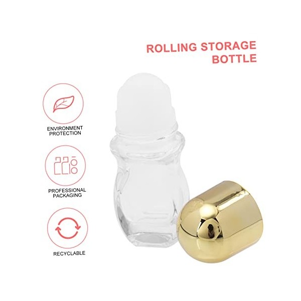 POPETPOP 8 Pièces Rouleau Bouteille Verre Distributeur De Parfum Portable Parfum Bouteille Distributeur Conteneur Parfum Écha