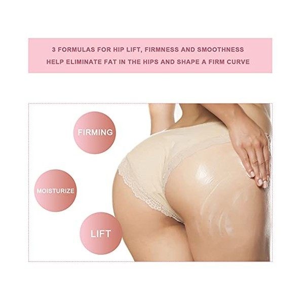 UpM505 Crème de remodelage pour fesses féminines Crème raffermissante hanches Po Lifting Autres