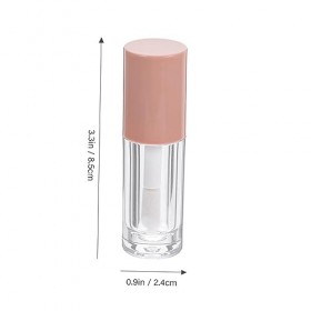POPETPOP 14 Pièces 6 Ml En Plastique Transparent Grand Pinceau Tube De Brillant à Lèvres Huile à Lèvres Glaçage à Lèvres Sous