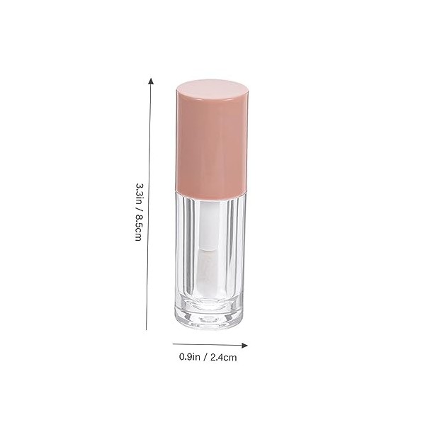 POPETPOP 14 Pièces 6 Ml En Plastique Transparent Grand Pinceau Tube De Brillant à Lèvres Huile à Lèvres Glaçage à Lèvres Sous