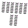 POPETPOP 35 Paires Faux Cils Colorés Briller Cils De Cosplay Cils Demi-teints Cils Colorés Moelleux Cils De Couleur Pelucheux