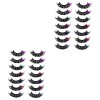 POPETPOP 35 Paires Faux Cils Colorés Briller Cils De Cosplay Cils Demi-teints Cils Colorés Moelleux Cils De Couleur Pelucheux