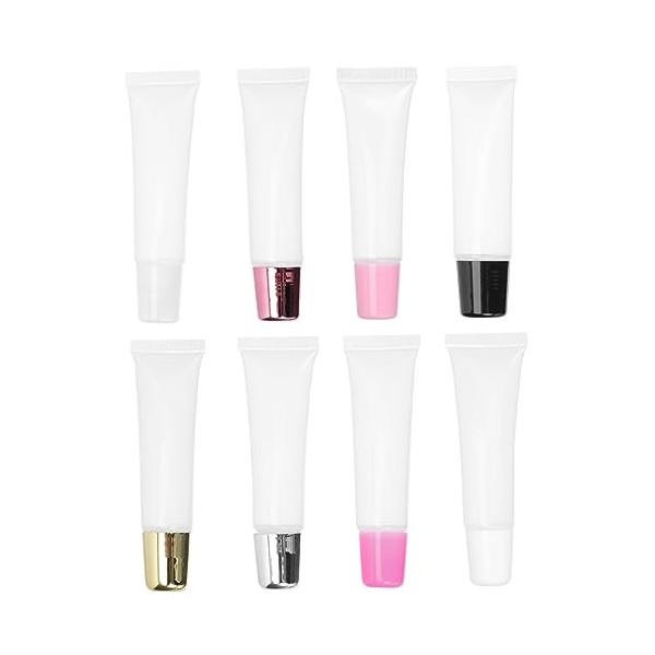 FRCOLOR 48 Pièces Tube De Compression Contenant Cosmétique De Maquillage Contenants Vides De Brillant à Lèvres Tube De Brilla