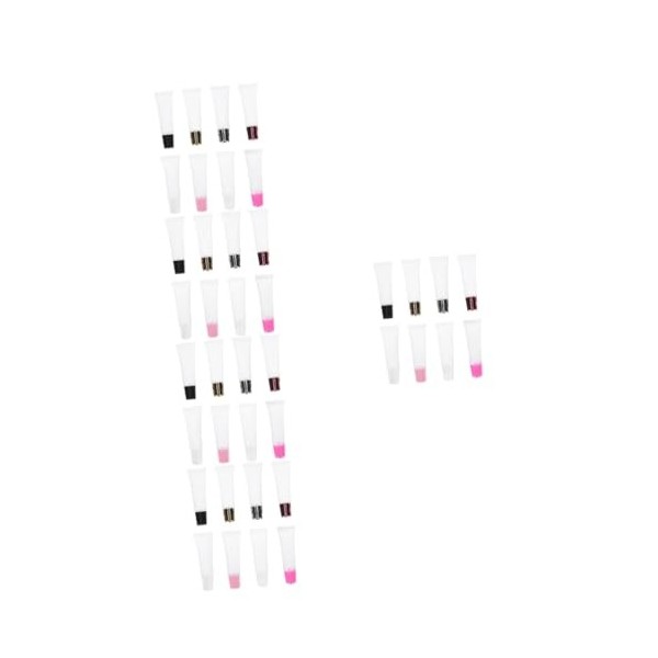 FRCOLOR 48 Pièces Tube De Compression Contenant Cosmétique De Maquillage Contenants Vides De Brillant à Lèvres Tube De Brilla