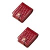 FRCOLOR 3 Pcs Mini Rouge À Lèvres Mini Sac Cosmétique Petit Sac Cosmétique avec Miroir Sac Organisateur De Rouge À Lèvres Sac