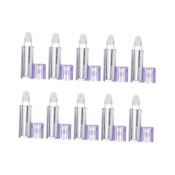 POPETPOP 3 Ensembles 10 Pièces Flacon Dhuile à Lèvres Roller Brillant à Lèvres Clair Rouge à Lèvres Brillant Récipient Trans