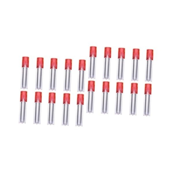 POPETPOP 3 Ensembles 10 Pièces Flacon Dhuile à Lèvres Roller Brillant à Lèvres Clair Rouge à Lèvres Brillant Récipient Trans