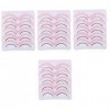 Ipetboom 20 Paires De Faux Cils Colorés Cils Faux Cils Dramatiques Cils Pour Halloween Faux Cils 5D Extensions De Faux Cils E