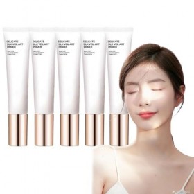 Adele Tfits Base dart en voile de soie délicat, Correcteur lisse de couverture de pores de peau, Crème disolation multi-eff